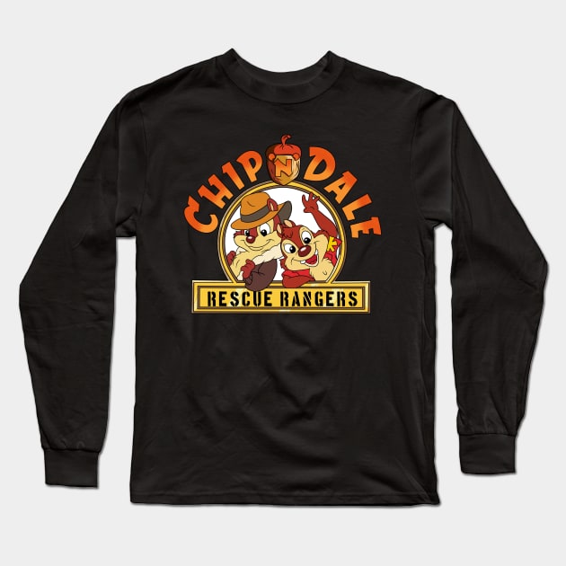 Chip and Dale Long Sleeve T-Shirt by OniSide